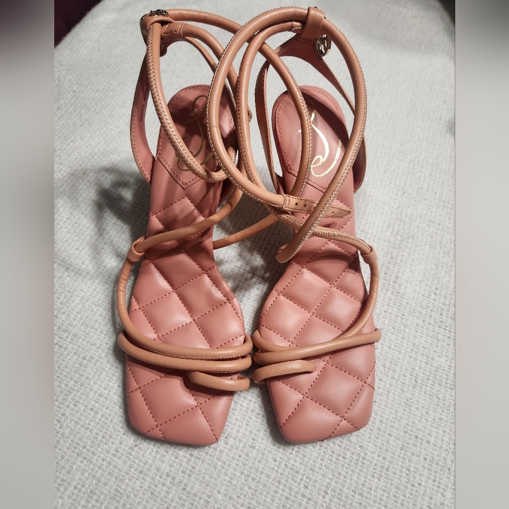 Sam Edelman Women's Maven Ankle Strap High Heel Sandals Size 8